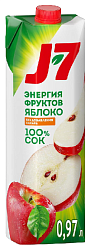 Сок ДЖЕЙ-7 яблоко с мякотью 0.97л