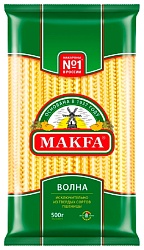 Мак.изделия МАКФА Лапша длинная волна м/у 500г