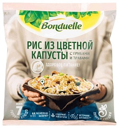 Смесь БОНДЮЭЛЬ рис цветная капуста грибы травы с/м 400г