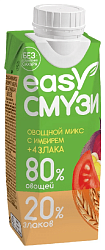 Коктейль САДЫ ПРИДОНЬЯ Изи Смузи овощной микс имбирь 4злака 0.25л