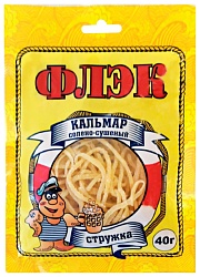 Кальмар ФЛЭК сушеный стружка 40г