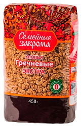 Гречневые хлопья СЕМЕЙНЫЕ ЗАКРОМА м/у 400г