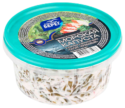 Салат из морской капусты БАЛТИЙСКИЙ БЕРЕГ крабовый 400г