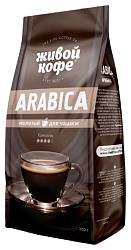 Кофе ЖИВОЙ КОФЕ арабика молотый 200г