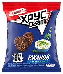 Сухарики ХРУСТИМ с ржаной мукой сметана зелень 100г