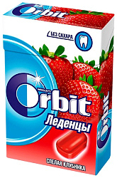 Леденцы ОРБИТ Спелая клубника 35г