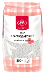 Рис АГРО-АЛЬЯНС Краснодарский круглозерный дробленый м/у 800г