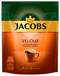 Кофе ЯКОБС Велюр растворимый м/у 140г
