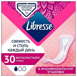 Прокладки ежедневные ЛИБРЕСС Дейлифреш Мульти 30шт