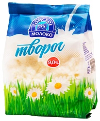 Творог ТОМСКОЕ МОЛОКО бзмж 9% пакет 500г