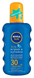 Спрей солнцезащитный НИВЕЯ детский SPF30 200мл