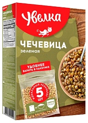 Чечевица УВЕЛЬСКИЕ КРУПЫ шлифованная карт/уп 5*80г