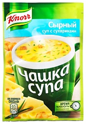 Чашка супа КНОРР сырный с сухариками м/у 15.6г