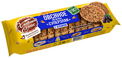 Печенье ХЛЕБНЫЙ СПАС Овсяное Суперзлак с изюмом 230г