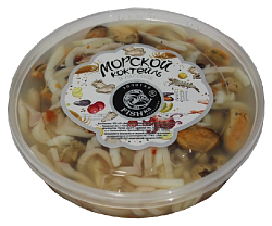 Ассорти ЗОЛОТАЯ ФИШКА из морепродуктов в рассоле 300г