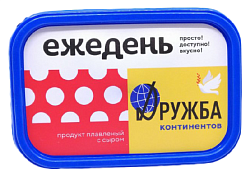 Плавленый продукт с сыром ЕЖЕДЕНЬ Дружба 55% 180г
