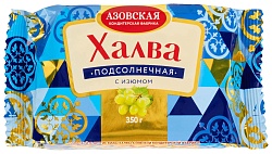 Халва АКФ подсолнечная с изюмом 350г