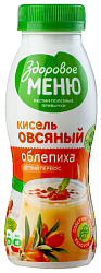 Кисель ЗДОРОВОЕ МЕНЮ овсяный облепиха 250мл