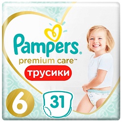 Подгузники-трусики ПАМПЕРС Премиум Кеа от 15кг 31шт