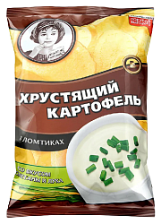 Чипсы ХРУСТЯЩИЙ КАРТОФЕЛЬ сметана лук 70г