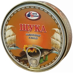 Щука САНТА МАРИЯ обжаренная в т/с ж/б 230г