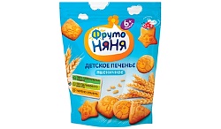 Печенье ФРУТОНЯНЯ пшеничное с витаминами и минералами м/у 120г
