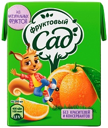 Нектар ФРУКТОВЫЙ САД апельсин 0.2л