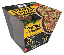 Гречка БЫСТРО&ВКУСНО с мясом 200г