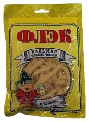 Кольца кальмара ФЛЭК подкопченые 90г