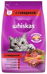 Корм для кошек ВИСКАС Подушечки с нежным паштетом с говядиной 1.9кг