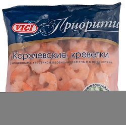 Креветки ВИЧИ очищенные с хвостиком в/м 500г