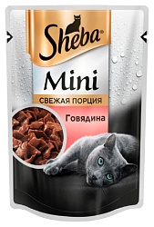 Корм для кошек ШЕБА Мини порция с говядиной 50г
