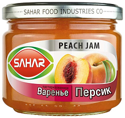 Варенье САХАР персик ст/б 390г