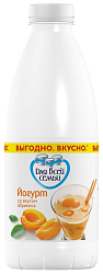 Йогурт ДЛЯ ВСЕЙ СЕМЬИ абрикос бзмж 1% 930г