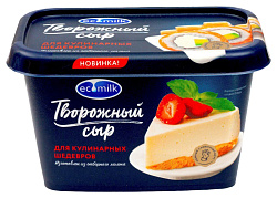 Сыр творожный ЭКОМИЛК бзмж 60% 400г