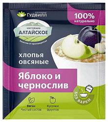 Хлопья овсяныеГУДВИЛЛ яблоко чернослив м/у 40г
