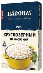 Рис ПАССИМ Приморский круглозерный карт/уп 500г