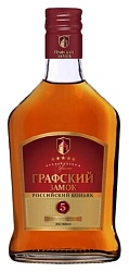 Коньяк ГРАФСКИЙ ЗАМОК 5 лет 40% ст/б 0.25л