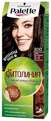 Краска для волос ПАЛЕТТ Фитолиния Темно-каштановый №800
