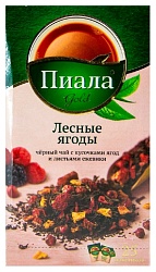 Чай ПИАЛА ГОЛД Лесная ягода черный 25пак