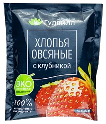 Каша ГУДВИЛЛ овсяные хлопья с клубникой м/у 40г