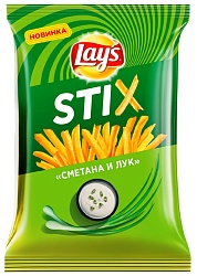 Чипсы ЛЕЙС СТИКС сметана лук 65г