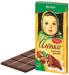Шоколад КРАСНЫЙ ОКТЯБРЬ Аленка с фундуком 90г