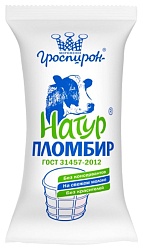 Мороженое ГРОСПИРОН Пломбир натуральный бзмж 90г
