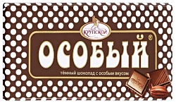 Шоколад ФАБРИКА им.КРУПСКОЙ Особый темный 88г