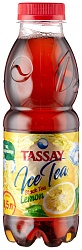 Чай ТАССАЙ черный лимон пэт 0.5л