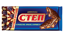 Шоколад СЛАВЯНКА Степ чернослив 100г