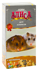 Корм для хомяков АЛИСА с минералами 450г