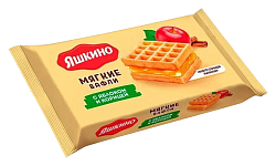 Вафли ЯШКИНО яблоко корица мягкие 40г