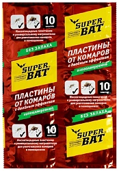 Пластины СУПЕР БАТ от всех летающих универсальные красные